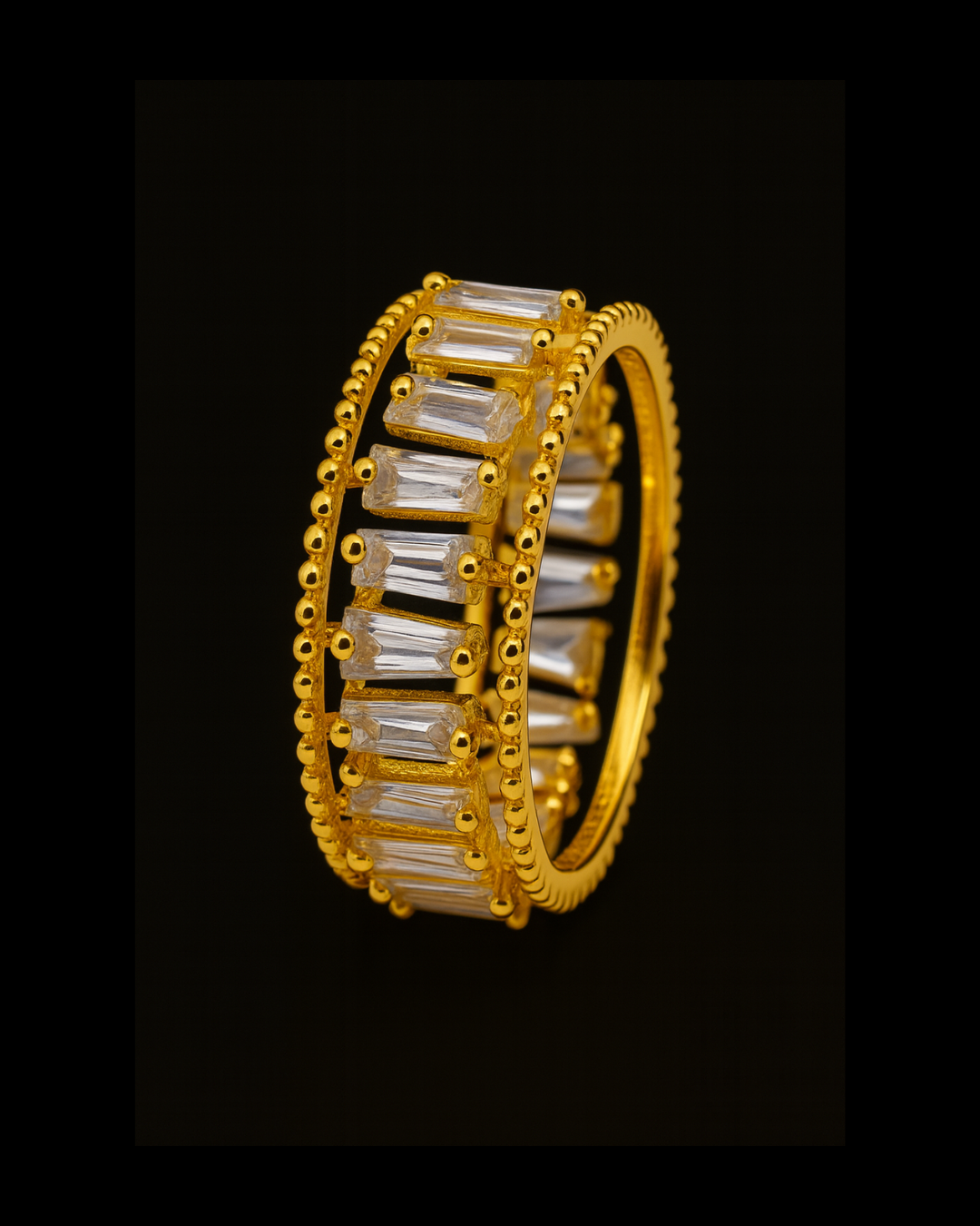 ORANA Luxe Baguette Eternity Band