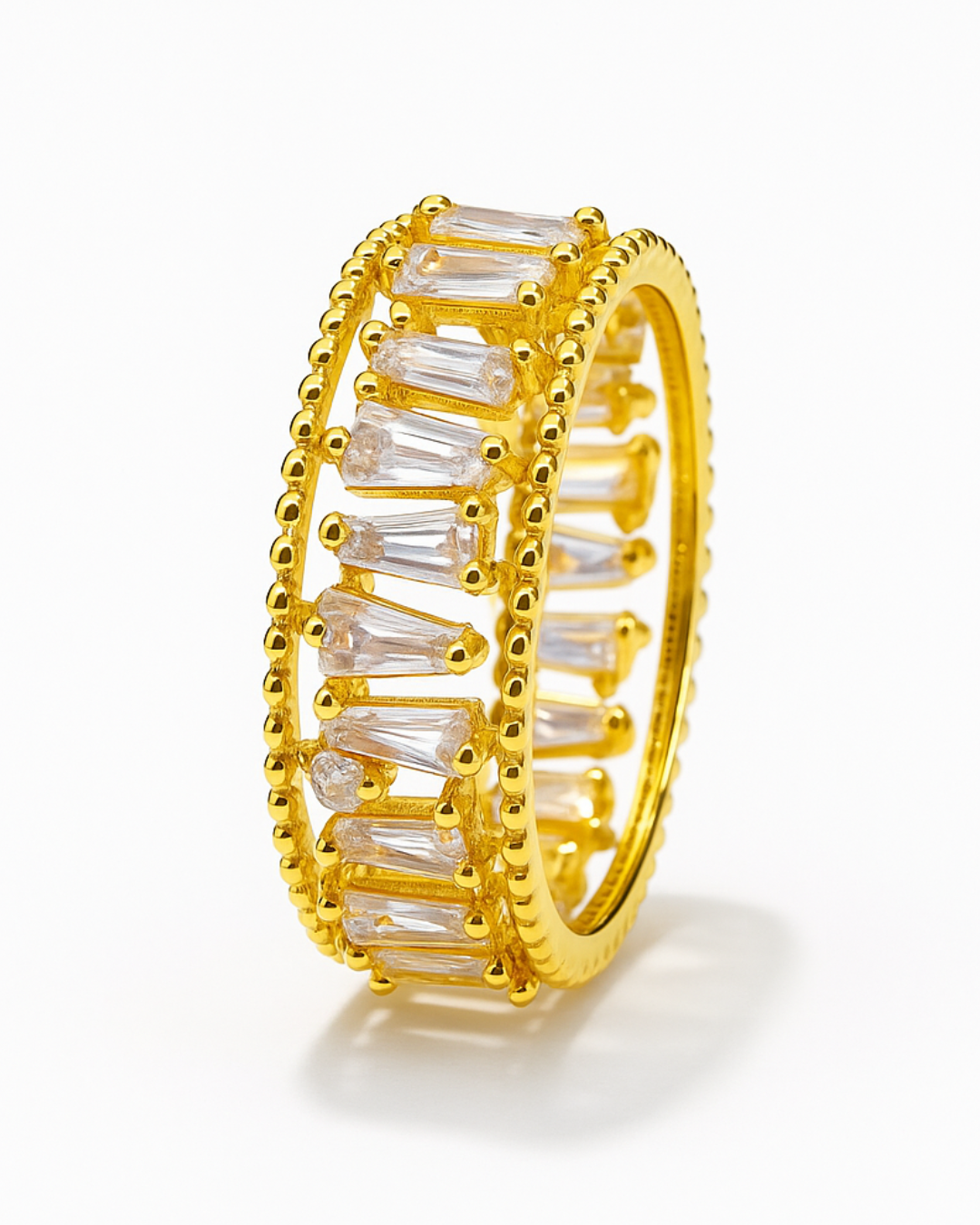 ORANA Luxe Baguette Eternity Band