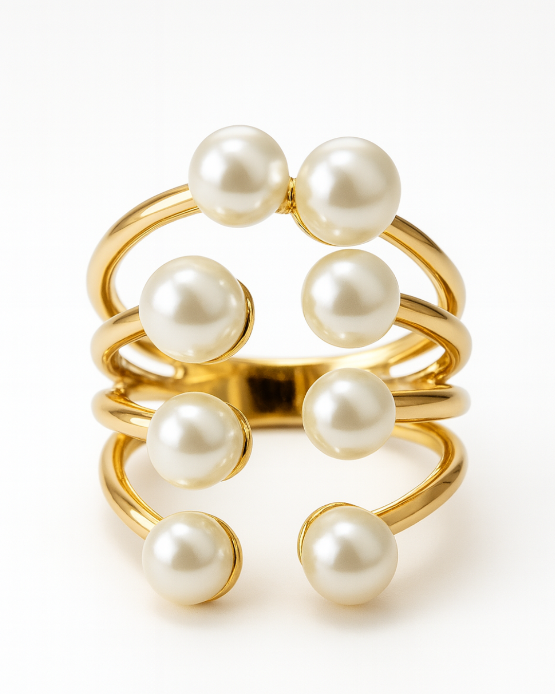 ORANA Multi-Pearl Statement Ring