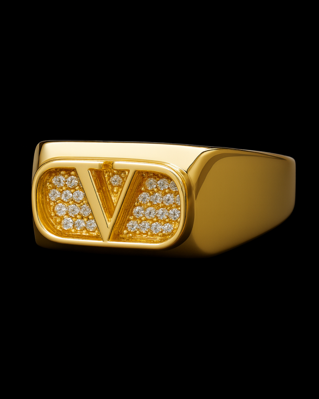 ORANA Valor Gold Pavé Ring