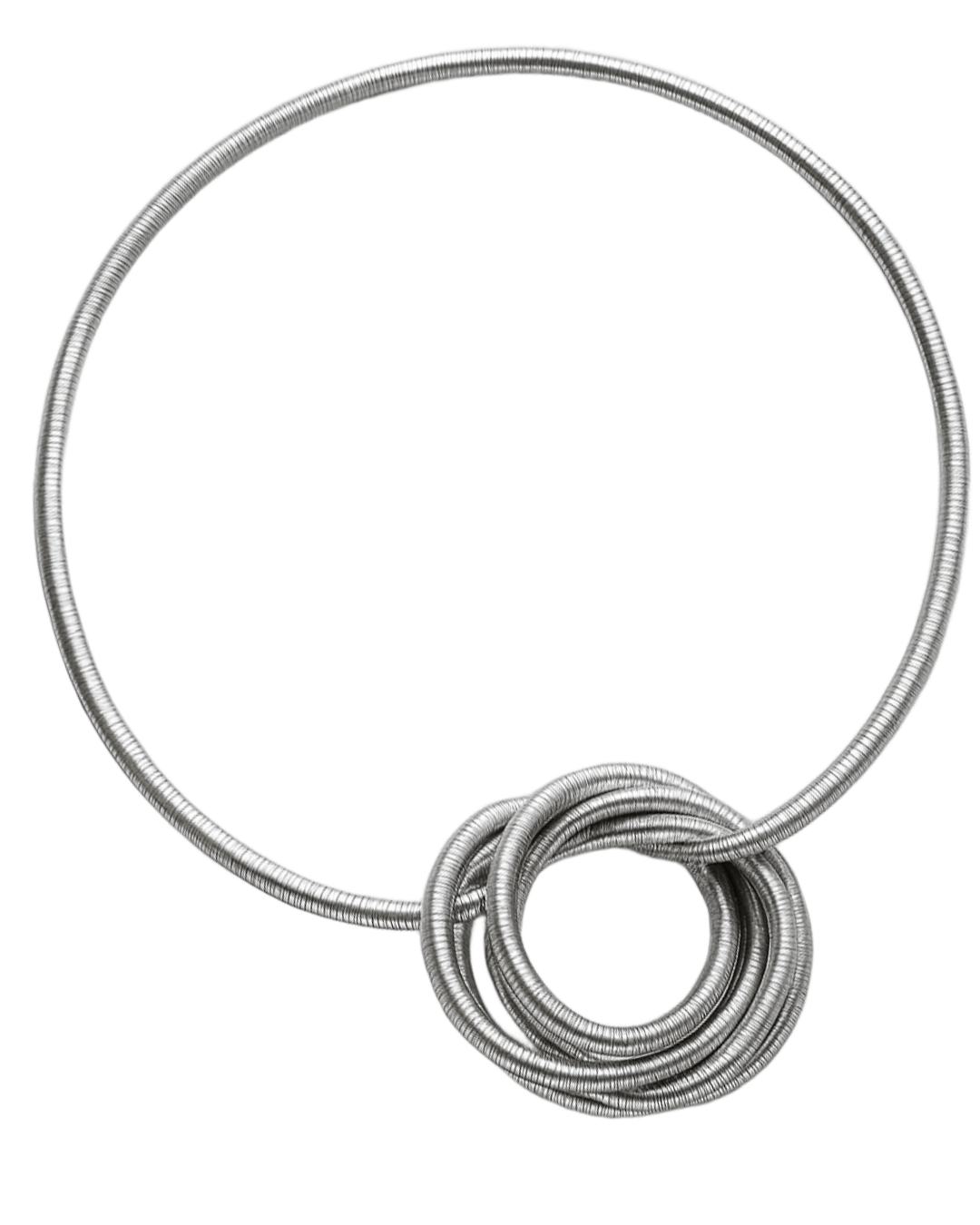 ORANA Luxe Convertible Silver Coil Bracelet & Necklace